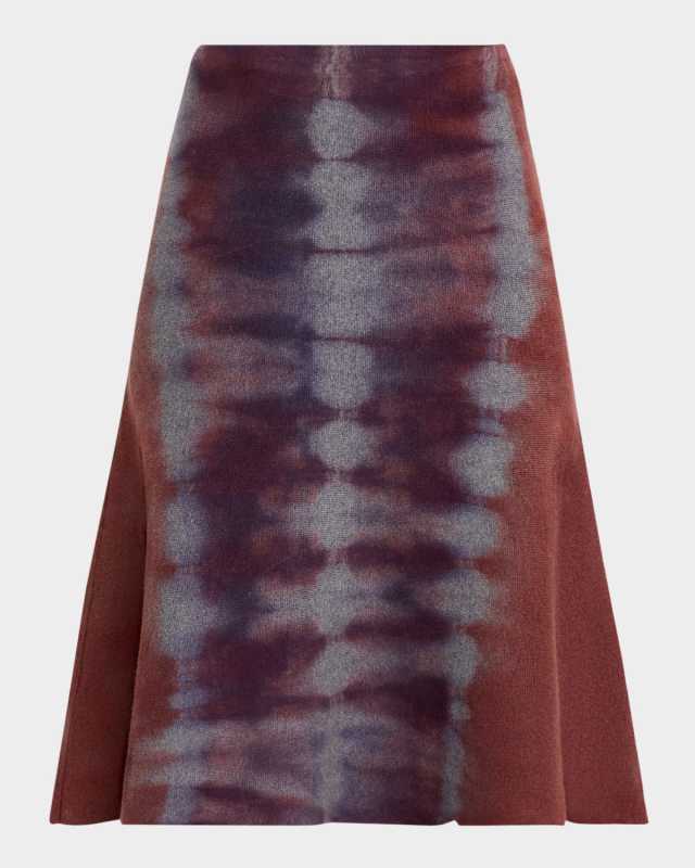 Ian Tie-Dye Mohair Skirt